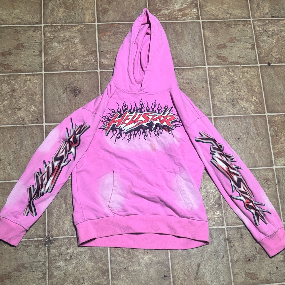 Helstar Pink Hoodie for Men